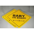 Baby on Board Reflective Sticker for Safety